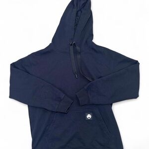 Dark Blue Hoodie with Front Pocket